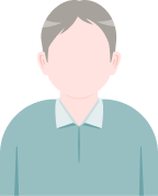 中年の男性のアイコン