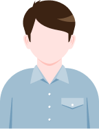 若い男性のアイコン